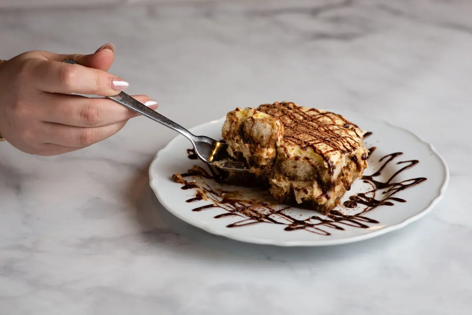 Tiramisu served at Carmine’s